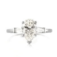 2.15ct Pear Shaped Diamond Engagement Ring