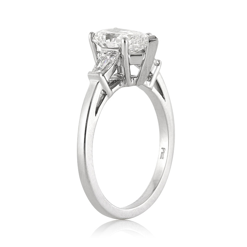 2.15ct Pear Shaped Diamond Engagement Ring