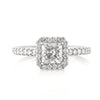 1.66ct Princess Cut Diamond Engagement Ring