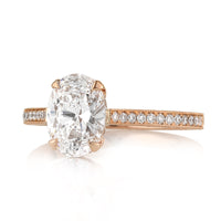 1.75ct Oval Cut Diamond Engagement Ring