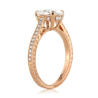 1.75ct Oval Cut Diamond Engagement Ring