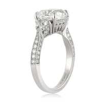 4.10ct Cushion Cut Diamond Engagement Ring