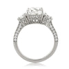 4.10ct Cushion Cut Diamond Engagement Ring