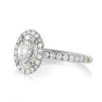 1.85ct Oval Cut Diamond Engagement Ring