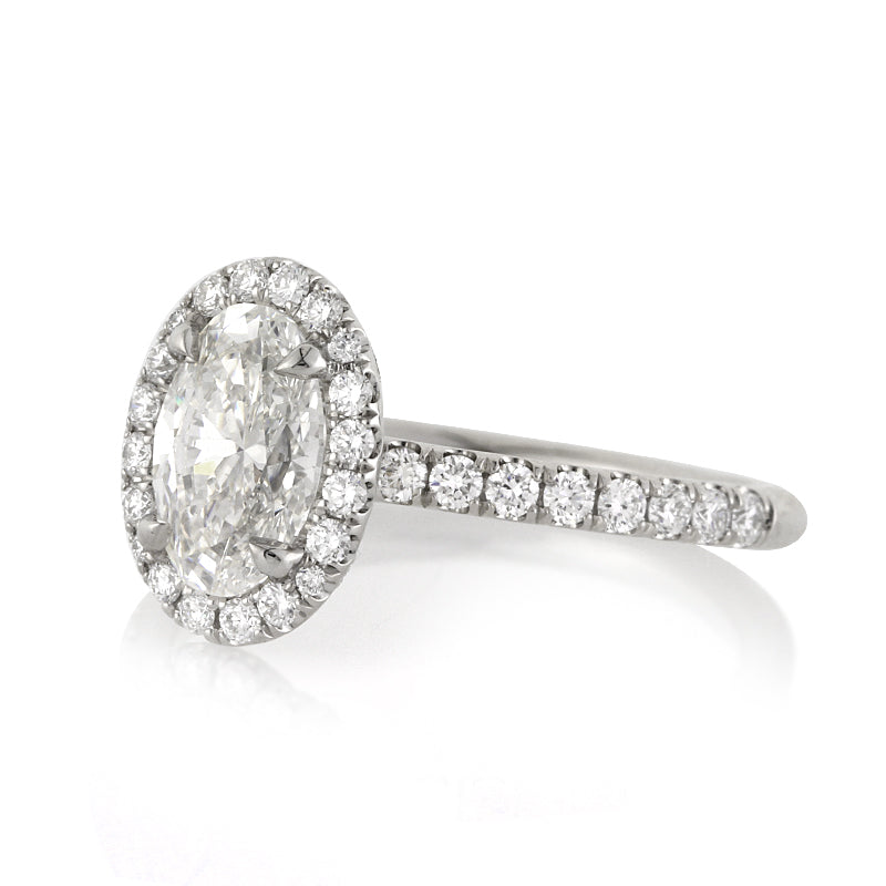 1.85ct Oval Cut Diamond Engagement Ring