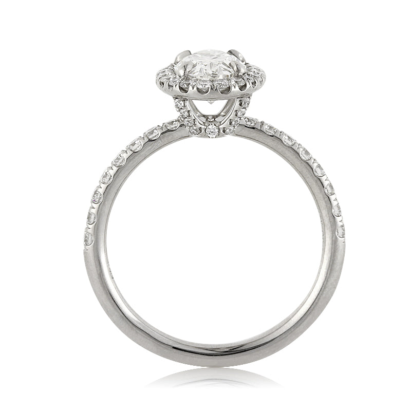 1.85ct Oval Cut Diamond Engagement Ring