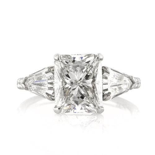 4.63ct Radiant Cut Diamond Engagement Ring