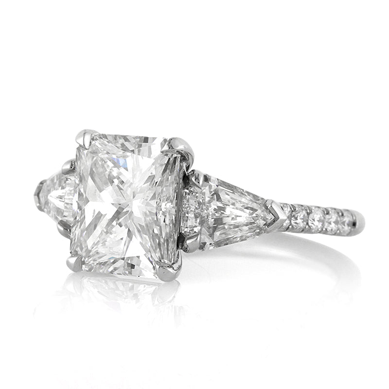 4.63ct Radiant Cut Diamond Engagement Ring