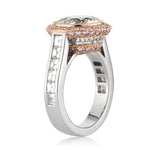7.60ct Round Brilliant Cut Diamond Engagement Ring