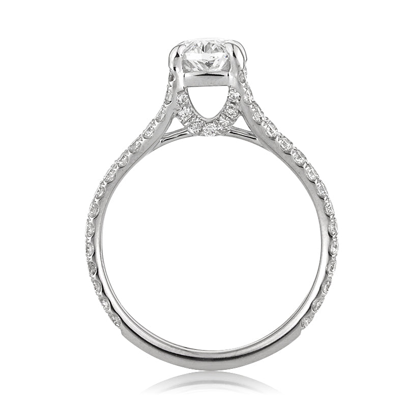 2.12ct Oval Cut Diamond Engagement Ring