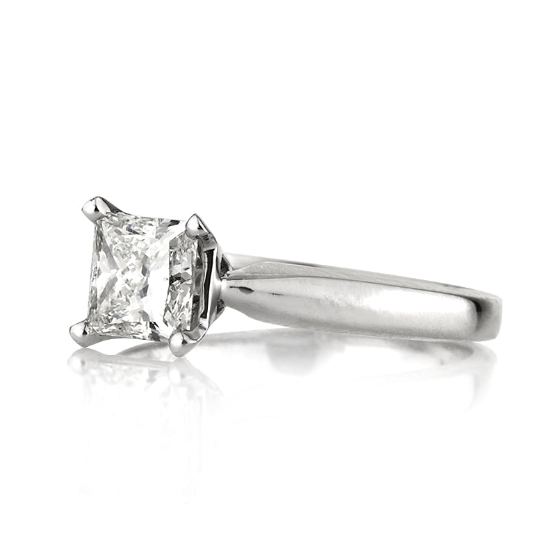 1.18ct Princess Cut Diamond Engagement Ring