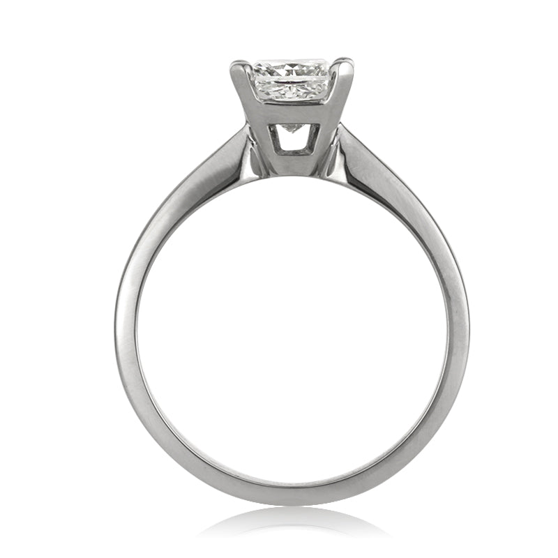 1.18ct Princess Cut Diamond Engagement Ring