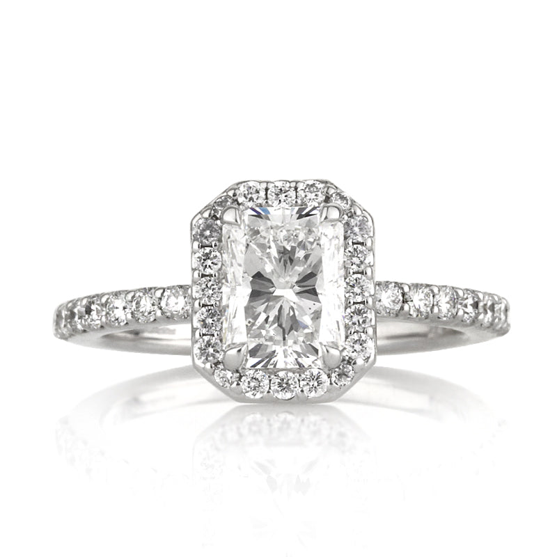 2.15ct Radiant Cut Diamond Engagement Ring