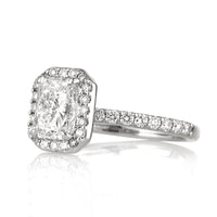 2.15ct Radiant Cut Diamond Engagement Ring
