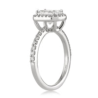 2.15ct Radiant Cut Diamond Engagement Ring