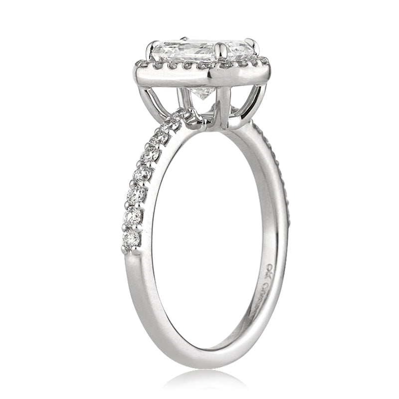 2.15ct Radiant Cut Diamond Engagement Ring