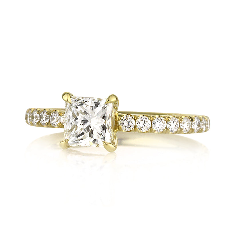 1.51ct Princess Cut Diamond Engagement Ring