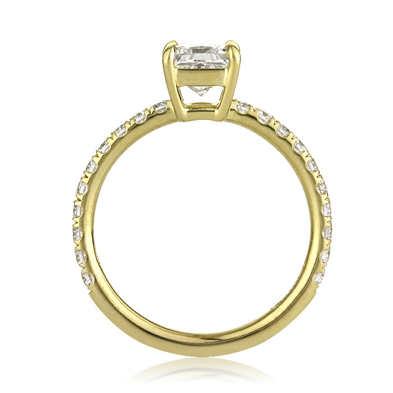 1.51ct Princess Cut Diamond Engagement Ring