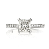 1.81ct Princess Cut Diamond Engagement Ring