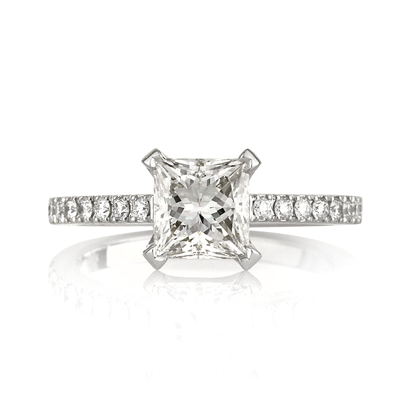 1.81ct Princess Cut Diamond Engagement Ring