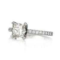 1.81ct Princess Cut Diamond Engagement Ring