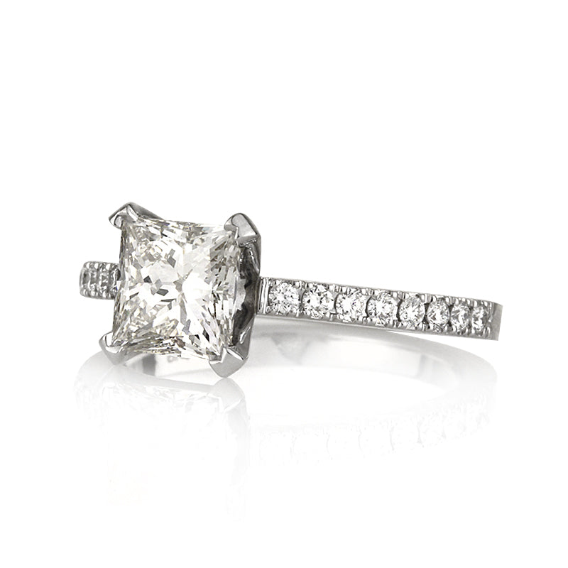 1.81ct Princess Cut Diamond Engagement Ring