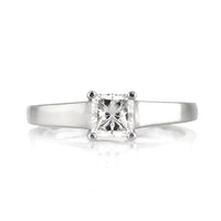 0.70ct Princess Cut Diamond Solitaire Engagement Ring