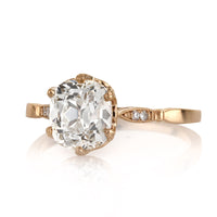 2.06ct Antique Cushion Brilliant Diamond Engagement Ring