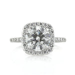 3.30ct Round Brilliant Cut Diamond Engagement Ring