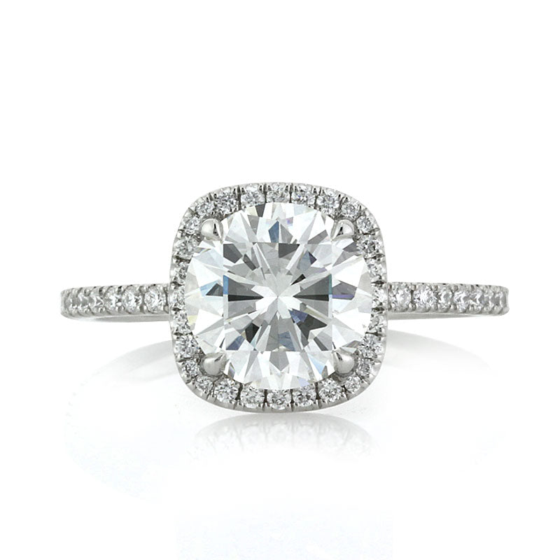 2.55ct Round Brilliant Cut Diamond Engagement Ring