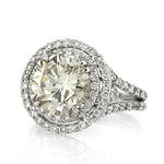 5.03ct Round Brilliant Cut Diamond Engagement Ring