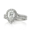 2.40ct Pear Shaped Diamond Engagement Ring