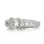 2.12ct Princess Cut Diamond Engagement Ring