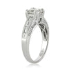 2.12ct Princess Cut Diamond Engagement Ring