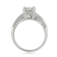 2.12ct Princess Cut Diamond Engagement Ring