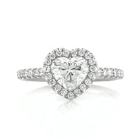 1.72ct Heart Shaped Diamond Engagement Ring