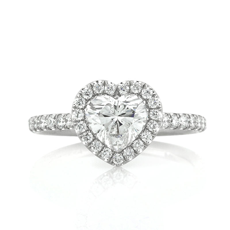 1.72ct Heart Shaped Diamond Engagement Ring