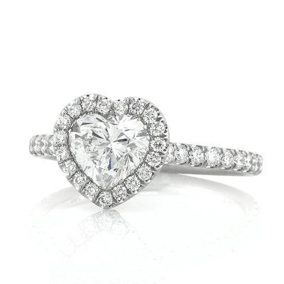 1.72ct Heart Shaped Diamond Engagement Ring