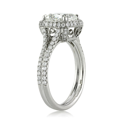 3.55ct Cushion Cut Diamond Engagement Ring