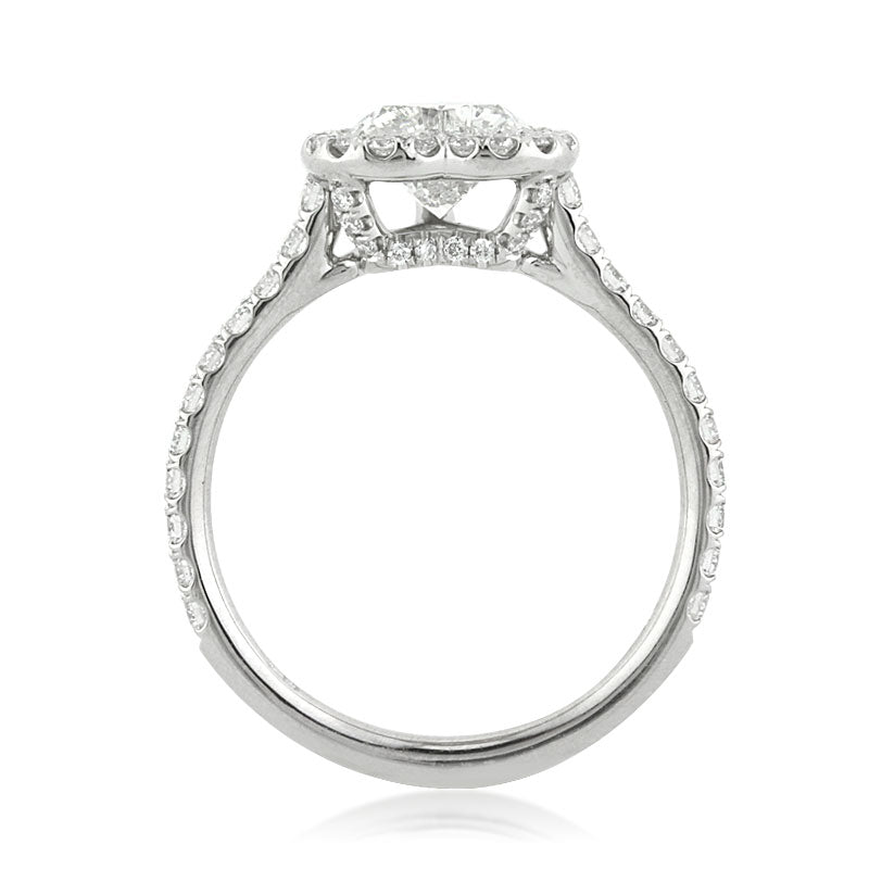 1.72ct Heart Shaped Diamond Engagement Ring