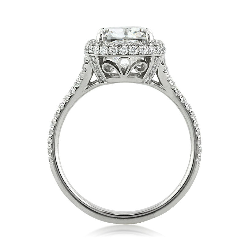 3.55ct Cushion Cut Diamond Engagement Ring