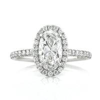 2.20ct Oval Cut Diamond Engagement Ring