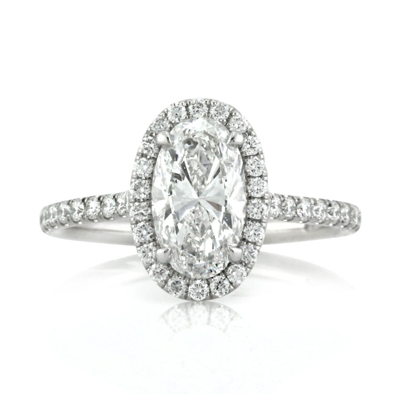 2.20ct Oval Cut Diamond Engagement Ring