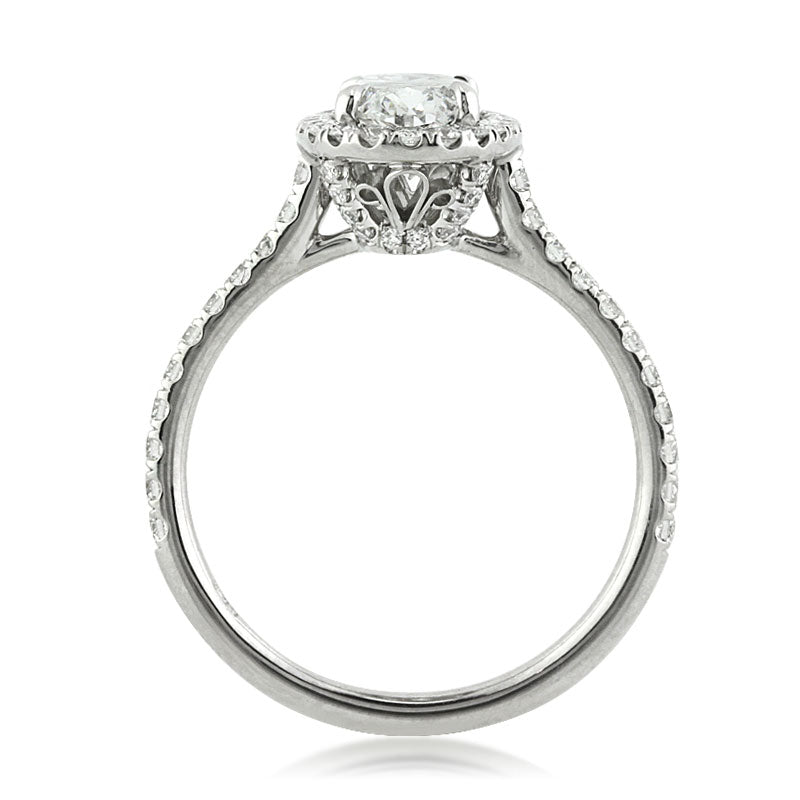 2.20ct Oval Cut Diamond Engagement Ring