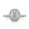 3.55ct Cushion Cut Diamond Engagement Ring Wedding Set