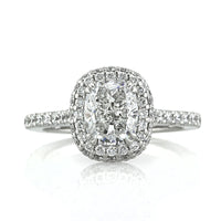 3.55ct Cushion Cut Diamond Engagement Ring Wedding Set