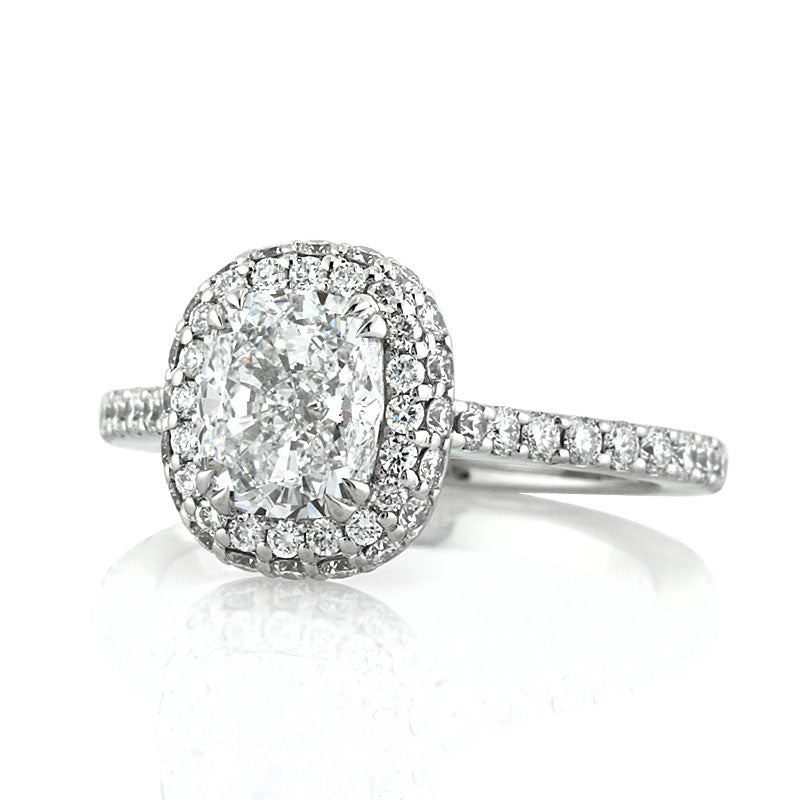 3.55ct Cushion Cut Diamond Engagement Ring Wedding Set