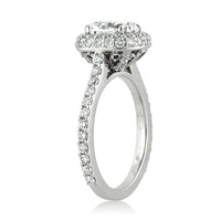 3.55ct Cushion Cut Diamond Engagement Ring Wedding Set