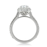3.55ct Cushion Cut Diamond Engagement Ring Wedding Set