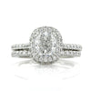 3.55ct Cushion Cut Diamond Engagement Ring Wedding Set